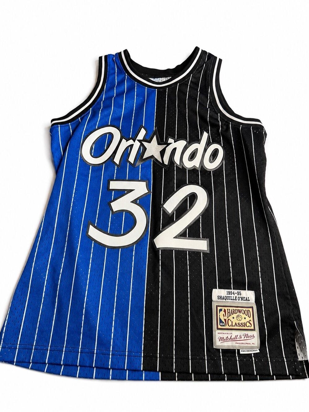 Mitchell & Ness Shaquille O’Neal Orlando Magic Split Swingman Jersey Small